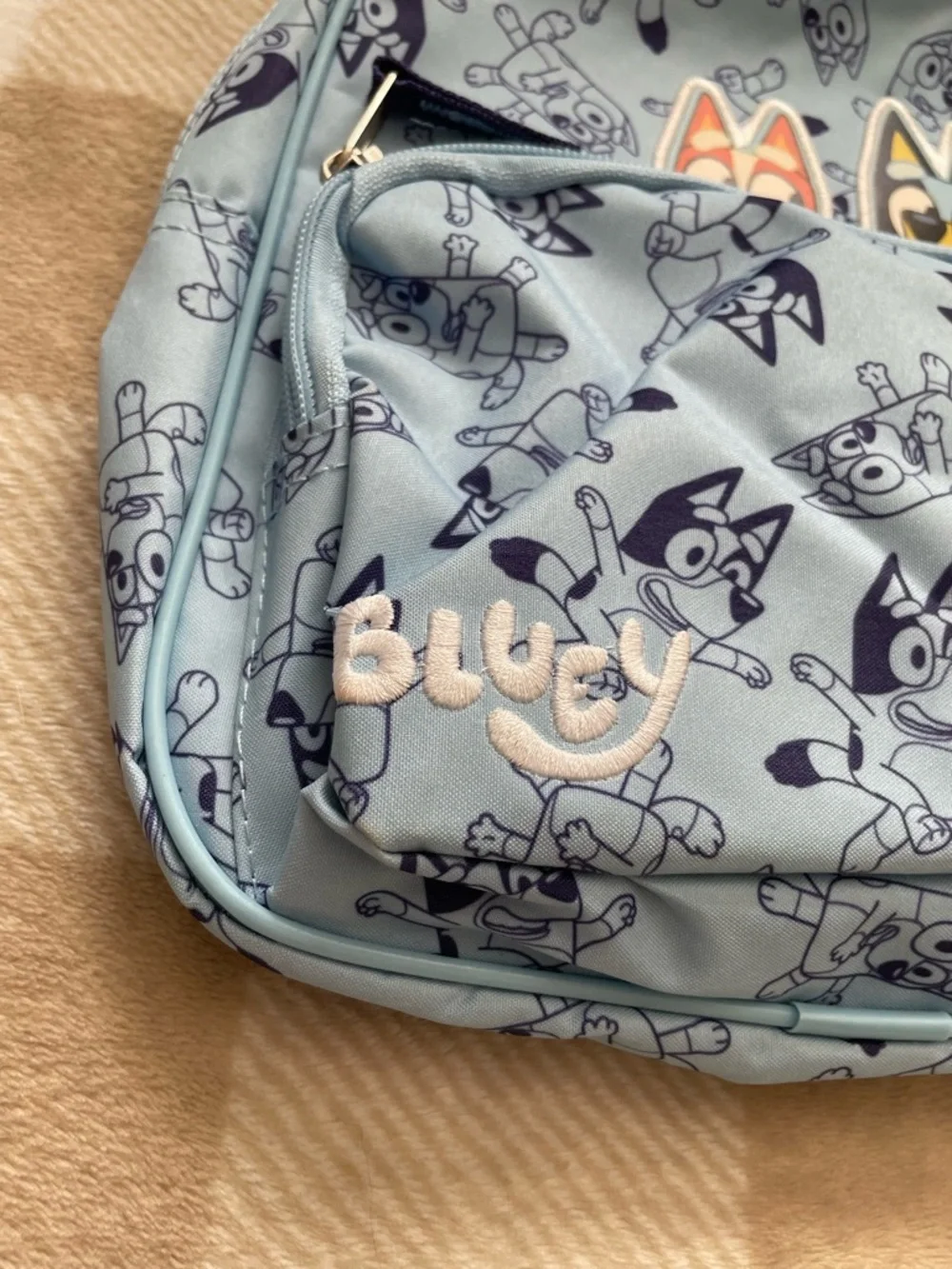 NWT Light Blue Mini Kids Bluey and Bingo Backpack